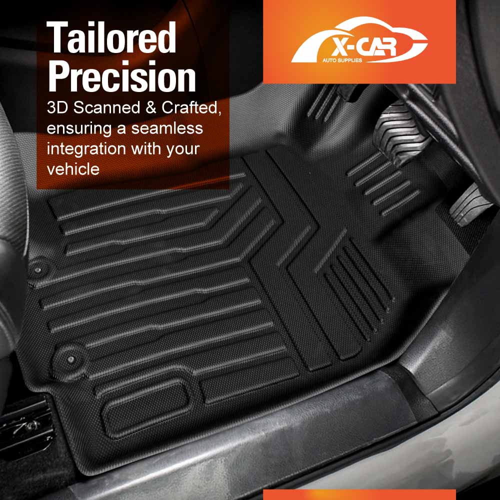 3D Floor Mats for Nissan X-trail Xtrail T32 2013-2022 All-Weather Car Liners - 0