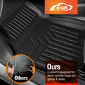 3D Floor Mats for Nissan X-trail Xtrail T32 2013-2022 All-Weather Car Liners