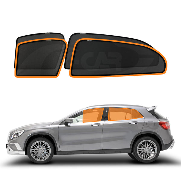 4 Pcs Complete Set Magnetic Window Sun Shade for Mercedez Benz GLA Class 2014-2019