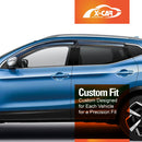 WeatherShields for Nissan QASHQAI 2014-2021 Car Weather Shields Wind Deflectors Sun Visors-3