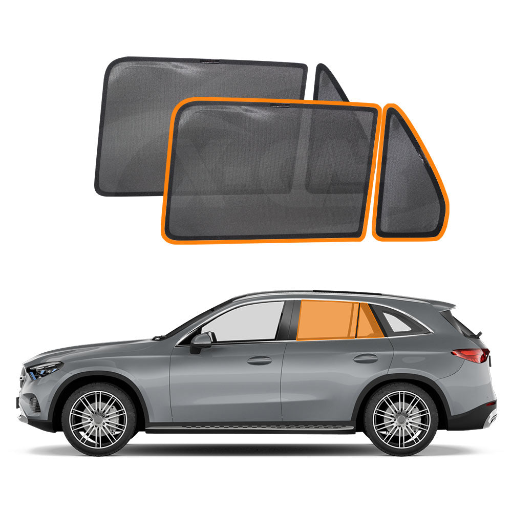 Car Shades Mercedes Benz GLC Coupé 5dr 2016-22 Rear Door Set