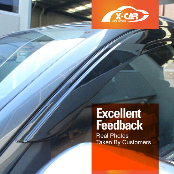 Weathershields for Mitsubishi Pajero Sport 2015-2025 Car Weather Shields Wind Deflectors Sun Visors