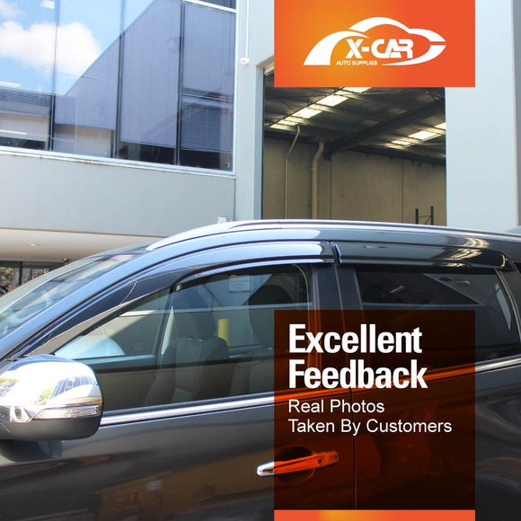 Weathershields for Mitsubishi Pajero Sport 2015-2025 Car Weather Shields Wind Deflectors Sun Visors