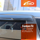 Weathershields for Mitsubishi Pajero Sport 2015-2025 Car Weather Shields Wind Deflectors Sun Visors-3