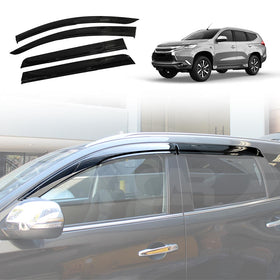 Weathershields for Mitsubishi Pajero Sport 2015-2025 Car Weather Shields Wind Deflectors Sun Visors