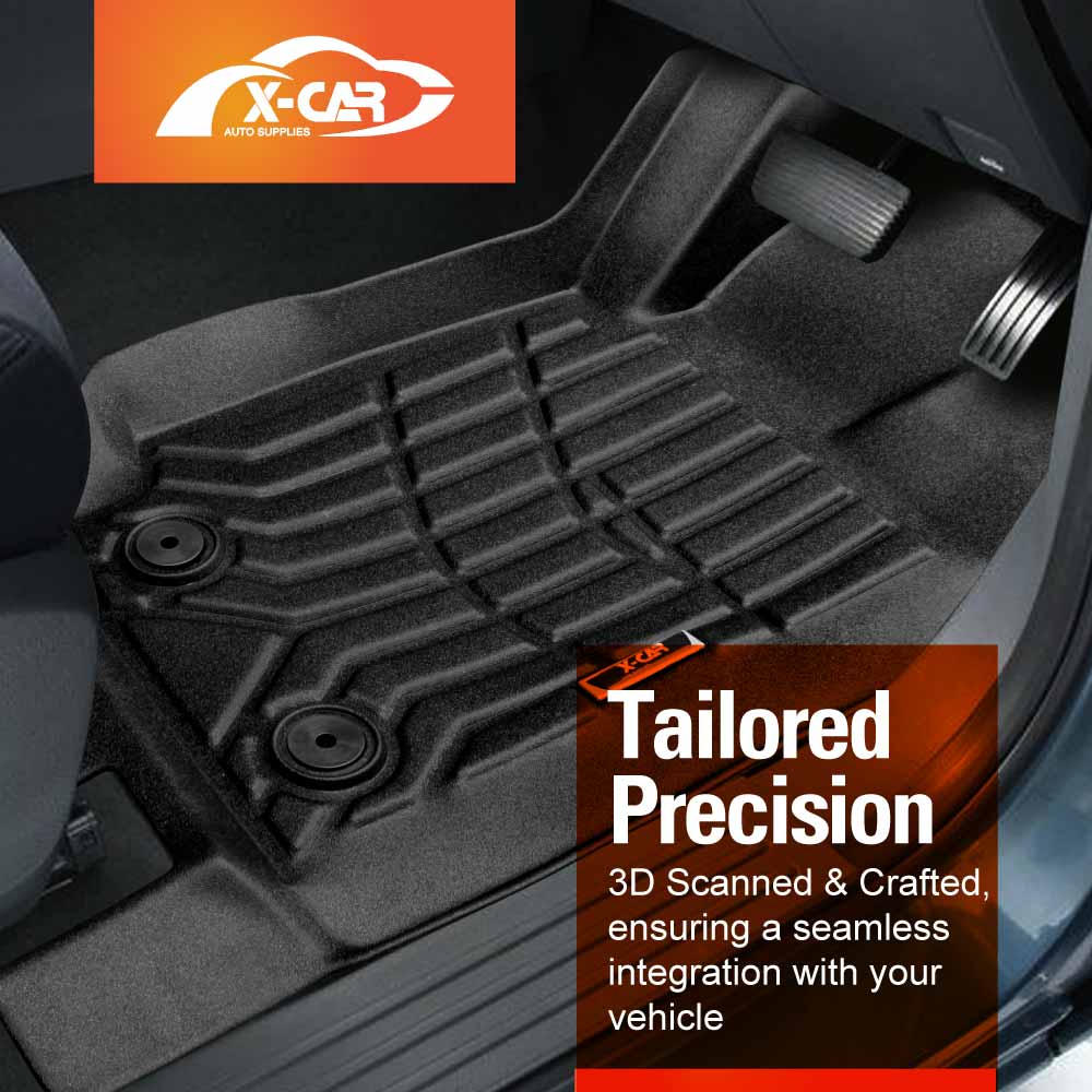 Floor Mats for Mazda BT-50 Single Cab UP UR 2011-2020 All-Weather Car Carpet Liners