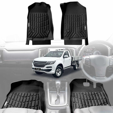 3D Floor Mats for Holden Colorado Single Cab 2012-2020 All-Weather Car Liners
