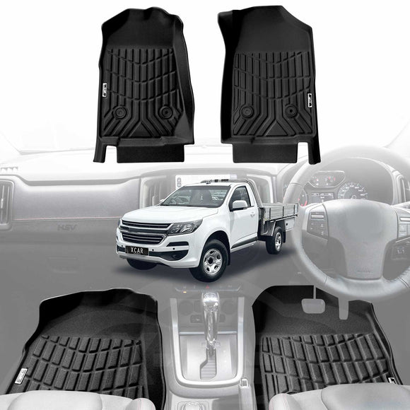 3D Floor Mats for Holden Colorado Single Cab 2012-2020 All-Weather Car Liners