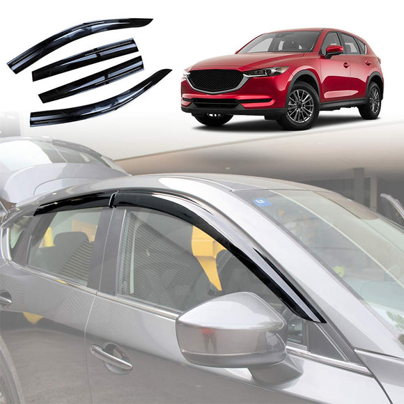 Weathershields for Mazda CX5 CX-5 2017-2025 Car Weather Shields Wind Deflectors Sun Visors