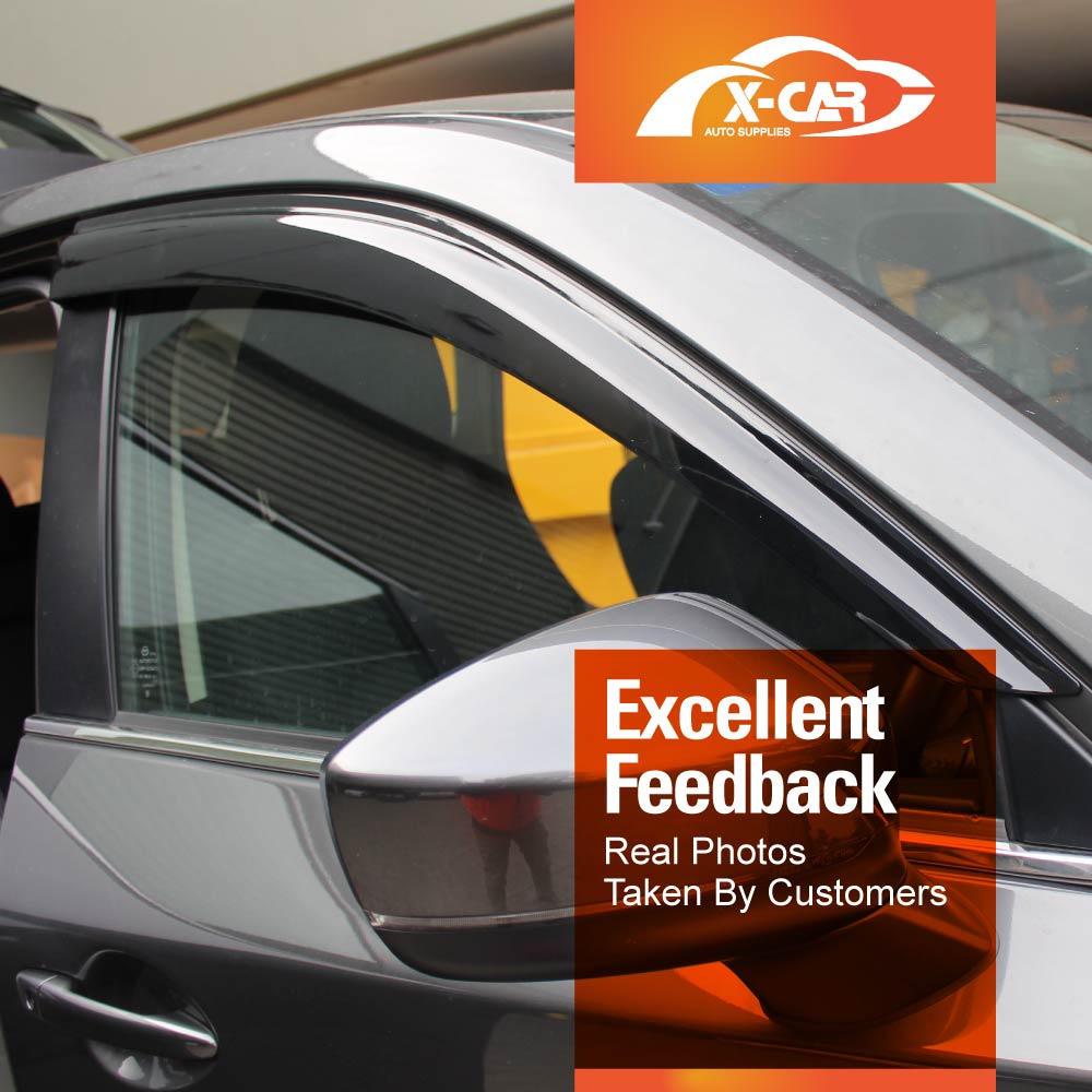 Door Visor / Weather Shield / Monsoon Guard For MAZDA CX-5 CX 5 2017 New Shape 1