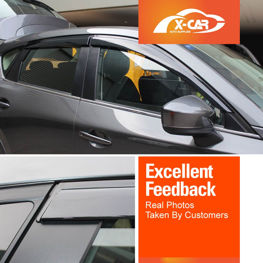 Weathershields for Mazda CX5 CX-5 2017-2025 Car Weather Shields Wind Deflectors Sun Visors
