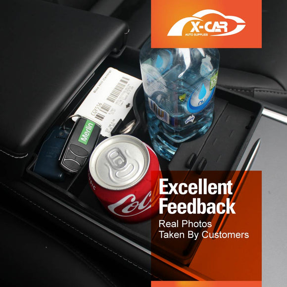 Tesla Model 3 2017-2023 and Model Y 2021-2025 Center Console Cup Holder Insert Tray