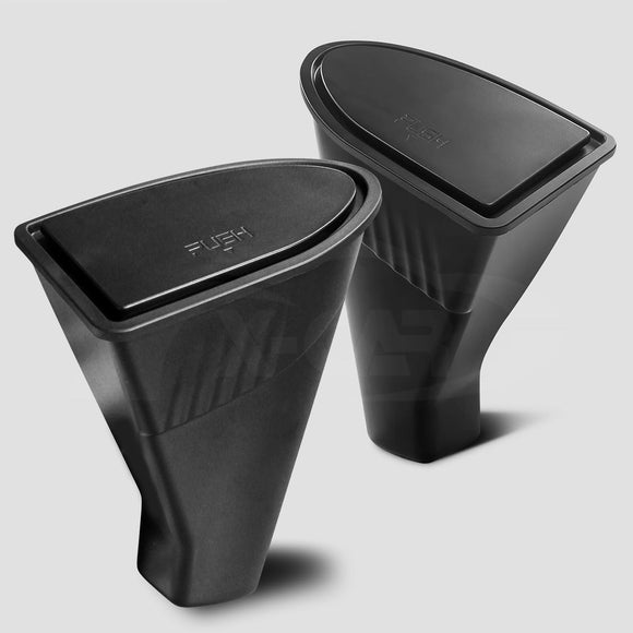 Tesla Model Y 2021-2025 Front Door Side Trash Can with Lid Storage Bin Set of 2