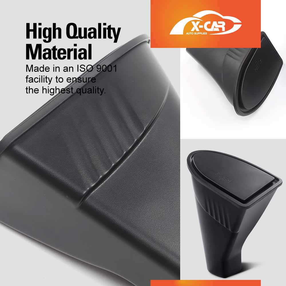 Tesla Model Y 2021-2025 Front Door Side Trash Can with Lid Storage Bin Set of 2