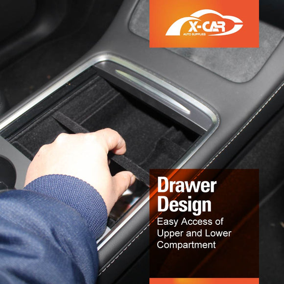 Centre Console Organizer Tray for Tesla Model 3 2021-2023 and Model Y 2021-2025