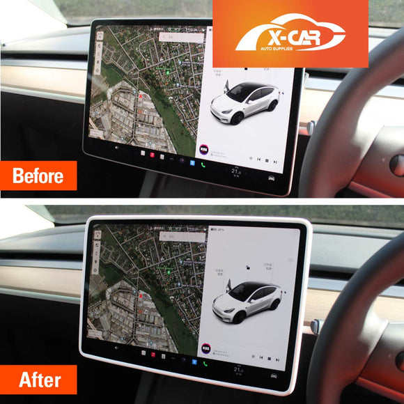 Tesla Model 3 Highland Screen Protector Rearview Mirror Frame Protection Silicone Cover 2023-2025