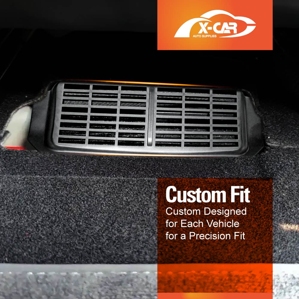 Ac Rear Grill Tesla Model 3 Backseat AC Vent Grille Accessories Flow Cover Protector ...