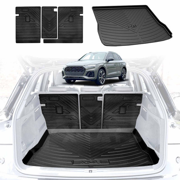 Boot Liner Back Seat Protector for Audi Q5 SQ5 2017-2025 Heavy Duty Cargo Trunk Mat Luggage Tray