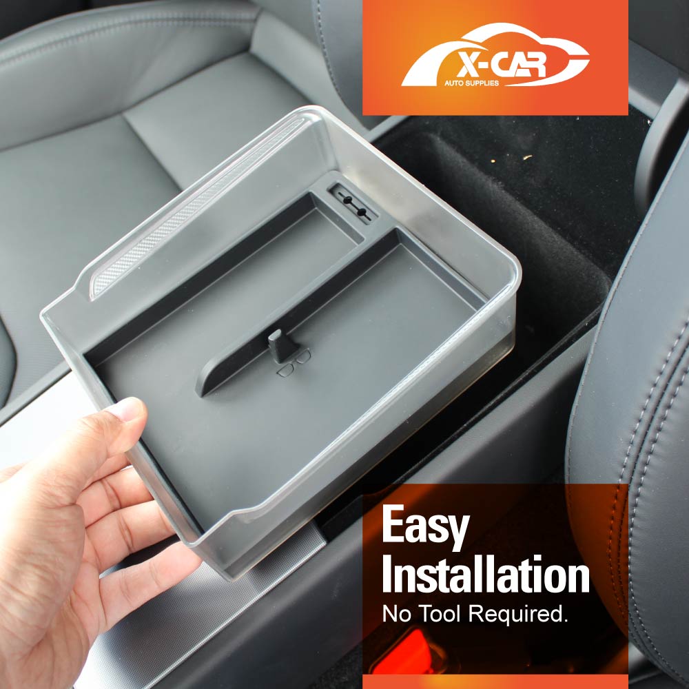 Tesla Model Y Juniper Centre Console Organizer Tray Storage Container with Silicone Mat 2025-Onwards