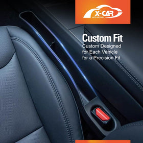 Console Car Seat Gap TPE Filler Box Organizer for Tesla Model 3 2017-2023 and Model Y 2021-2025 - 0