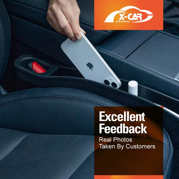 Console Car Seat Gap TPE Filler Box Organizer for Tesla Model 3 2017-2023 and Model Y 2021-2025