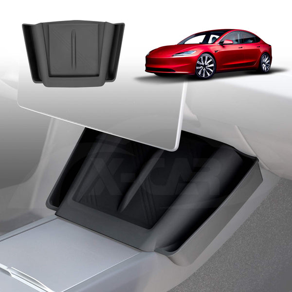 Für Tesla Model 3 Highland 2023 2024 Mittelarmlehne Konsole Organizer  StorageBo