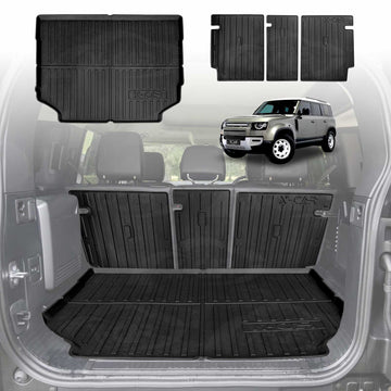 Boot Liner/ Back Seat Protector For Land Rover Defender L663 110 5 Seater 2020-Onwards Heavy Duty Car Mat