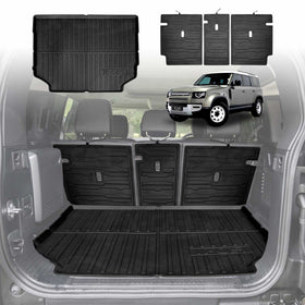 Land Rover Defender 110 boot liner and rear seat back protector cargo mat set 2020–2023 all-weather trunk protection