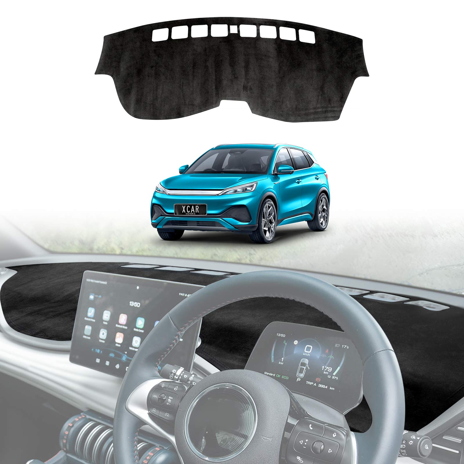 Dash Mat for BYD Atto 3 2022-Onwards Non-Slip Dashboard Pad Cover