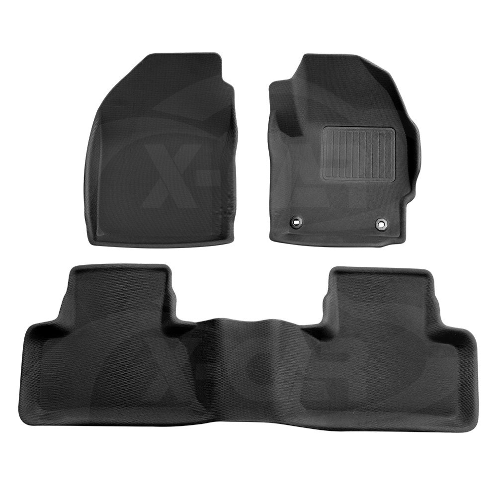 3D Floor Mats for Toyota Corolla Cross 2022-2025 All-Weather Car Liners
