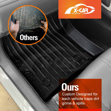 3D Floor Mats for Toyota Corolla Cross 2022-Onwards All-Weather Car Liners - 0