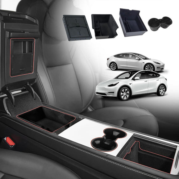 Centre Console Organizer Tray for Tesla Model 3 2021-2023 and Model Y 2021-2025