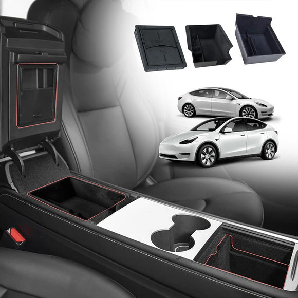 Centre Console Organizer Tray for Tesla Model 3 2021-2023 and Model Y 2021-2025