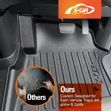 3D Floor Mats for Hyundai Staria 2021-Onwards All-Weather Car Liners - 0