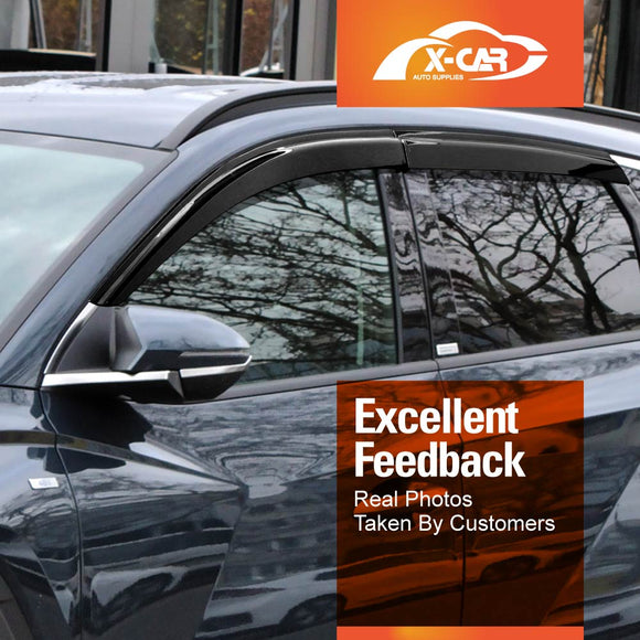 WeatherShields for Hyundai Tucson 2021-Onwards Car Weather Shields Wind Deflectors Sun Visors