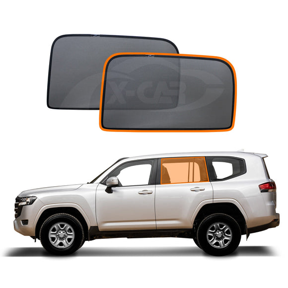 Window Sun Shades for Toyota Landcruiser 300 LC300 2021-Onwards