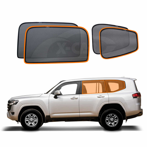 Magnetic Window Sun Shades for Toyota Landcruiser 300 LC300 2021-2023