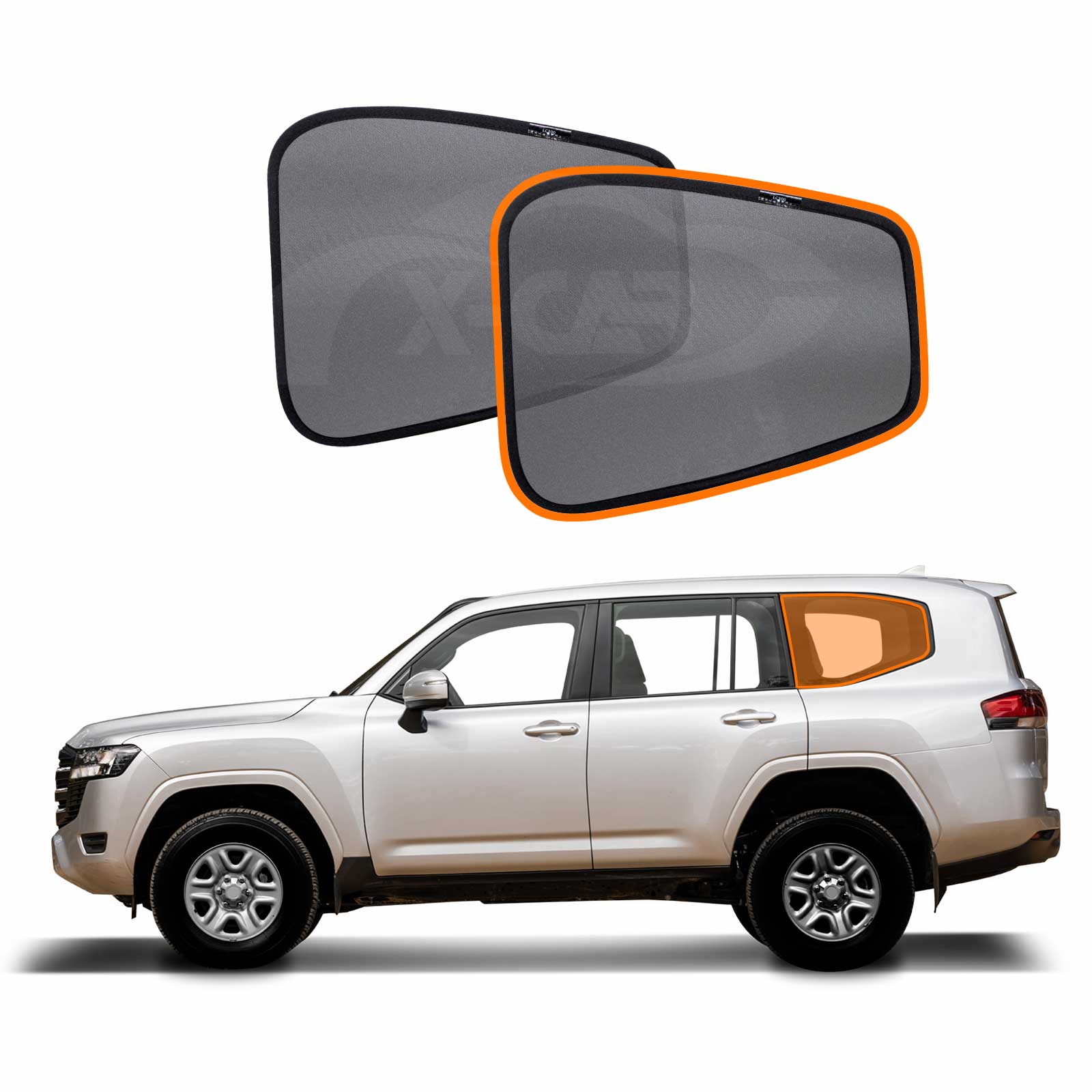 Magnetic Window Sun Shades for Toyota Landcruiser 300 LC300 2021-2025