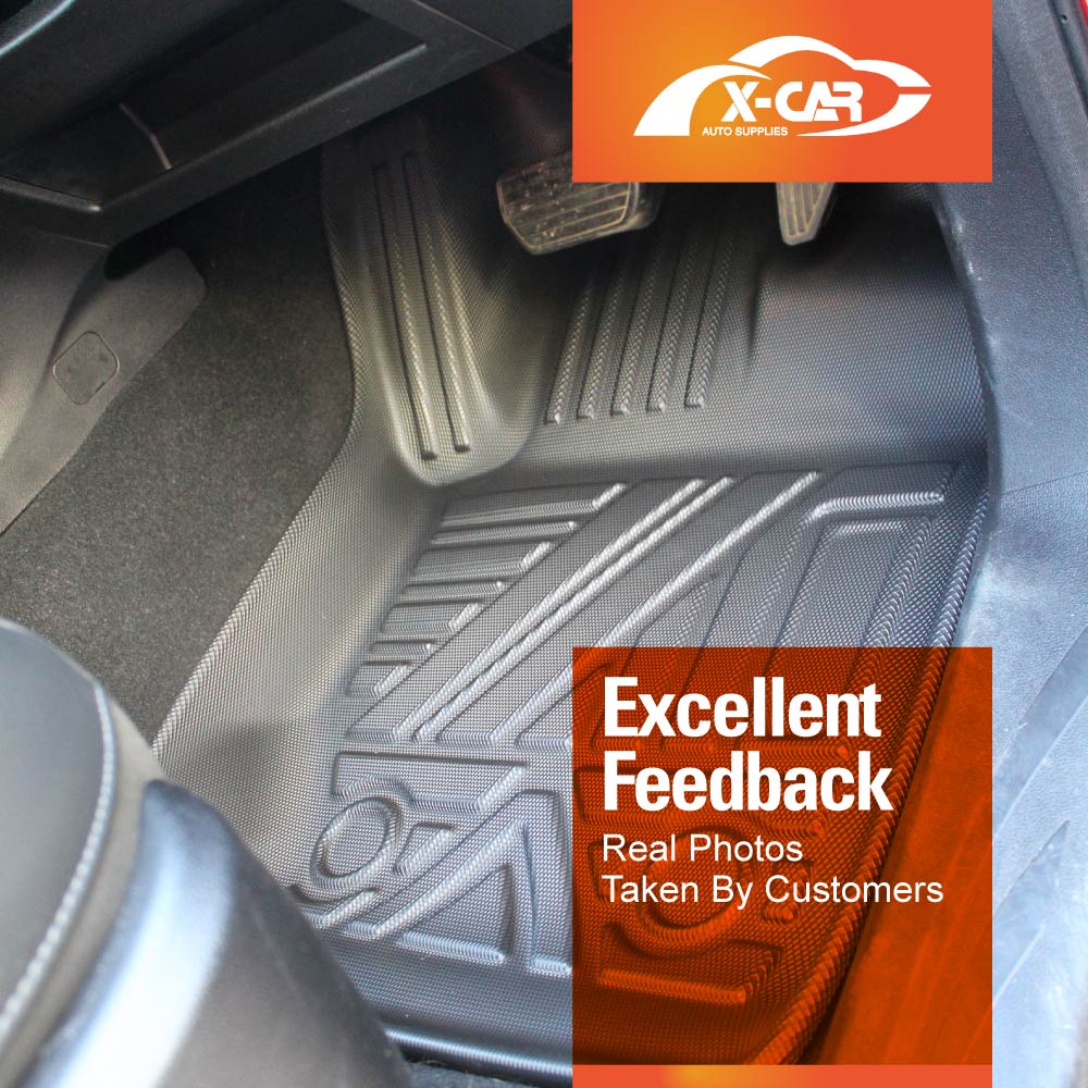 3D Floor Mats for GWM Cannon-X/Vanta/XSR 2021-Onwards All-Weather Liners