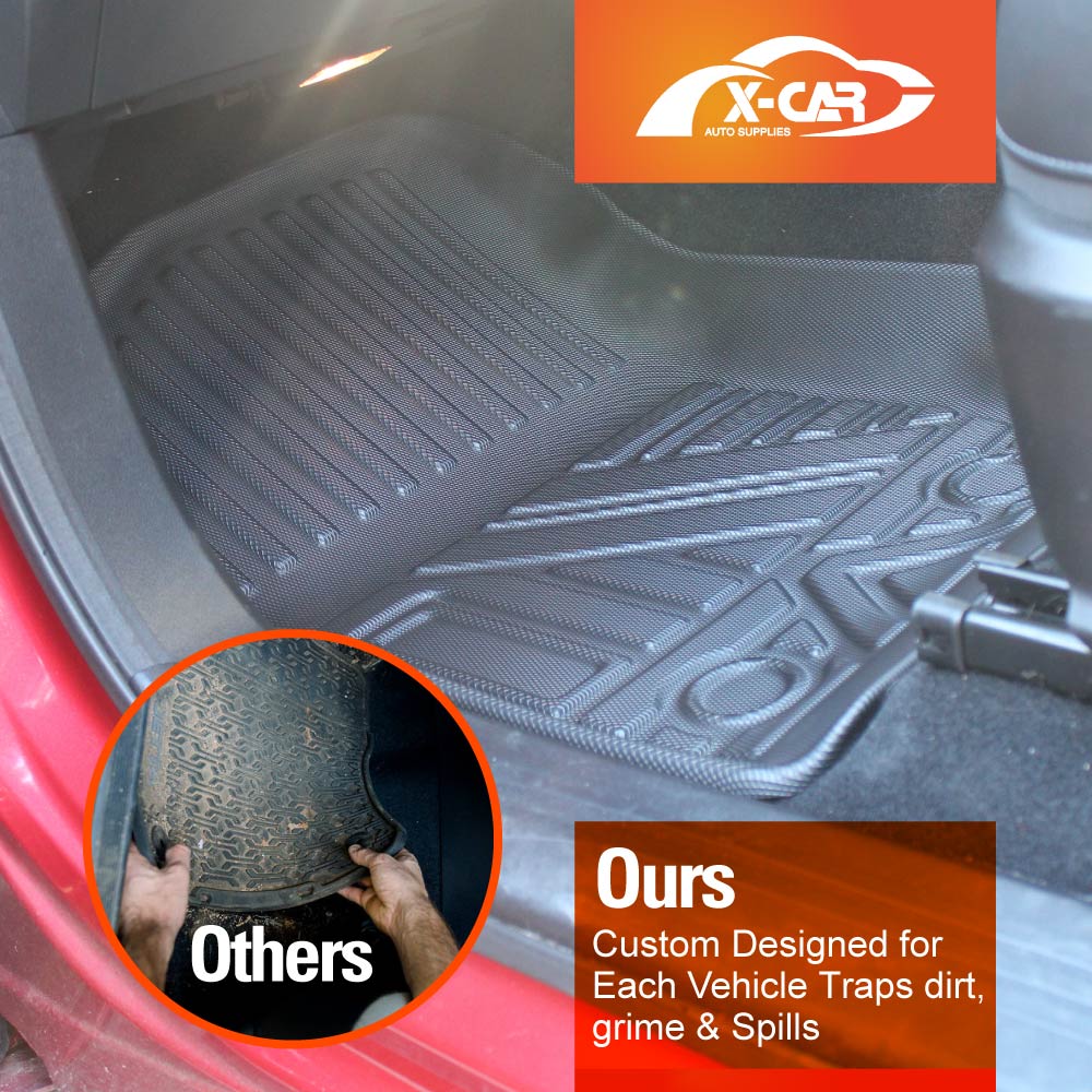 3D Floor Mats for GWM Cannon-X/Vanta/XSR 2021-Onwards All-Weather Liners