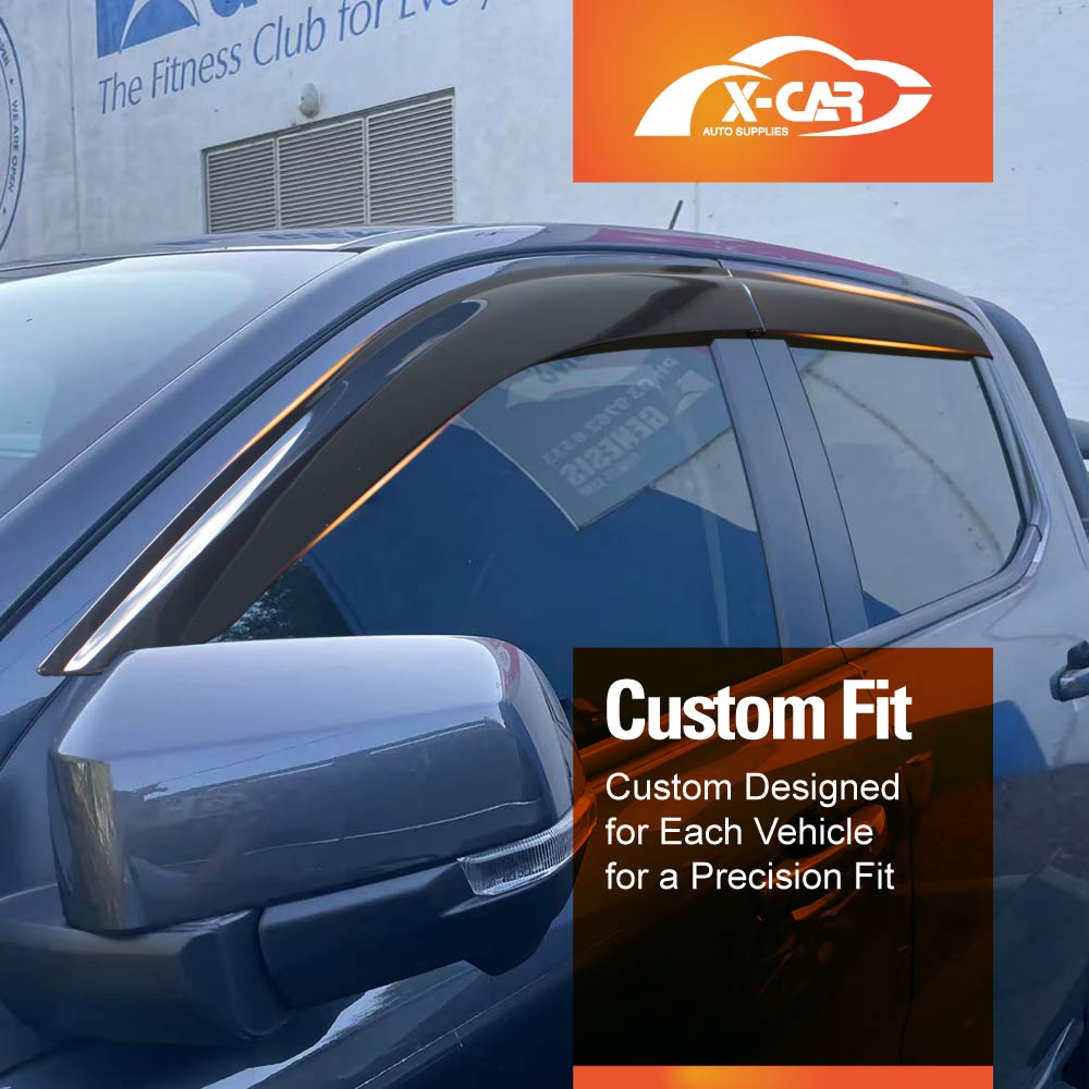 Ford Ranger Next Gen 2022+ Dual Cab Weathershields | X-CAR