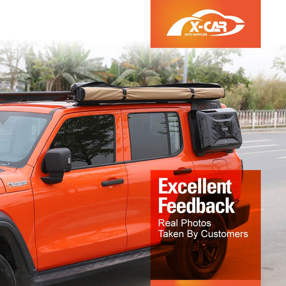 GWM Tank 300 2023-2025 Side Gear Box Exterior Storage Tools Carrier Glossy Black