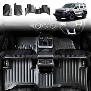 3D Car Floor Mats for GWM Tank 300 2023-2025 All-Weather Liners