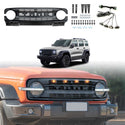 Front Bumper Grille with Led Light for GWM Tank 300 2023-2024 Mesh Frame Exterior