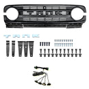 Front Bumper Grille with Led Light for GWM Tank 300 2023-2025 Mesh Frame Exterior-16