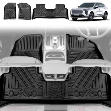 3D Floor Mats for GWM Haval Jolion 2021-2025 All-Weather Liners
