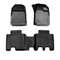 3D Car Floor Mats for Isuzu MU-X MUX 2022-2024 Complete Set