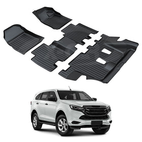 3D Floor Mats for Isuzu MU-X MUX 2022-Onwards All-Weather Car Liners