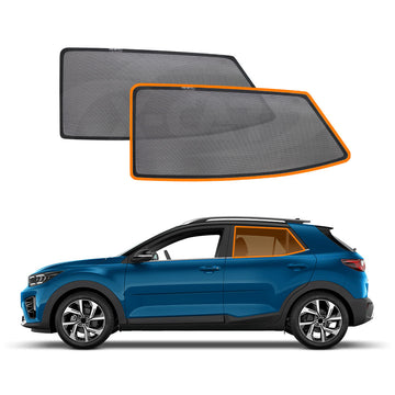 Rear Window Sun Shades for Kia Stonic 2020-Onwards Dual Cab