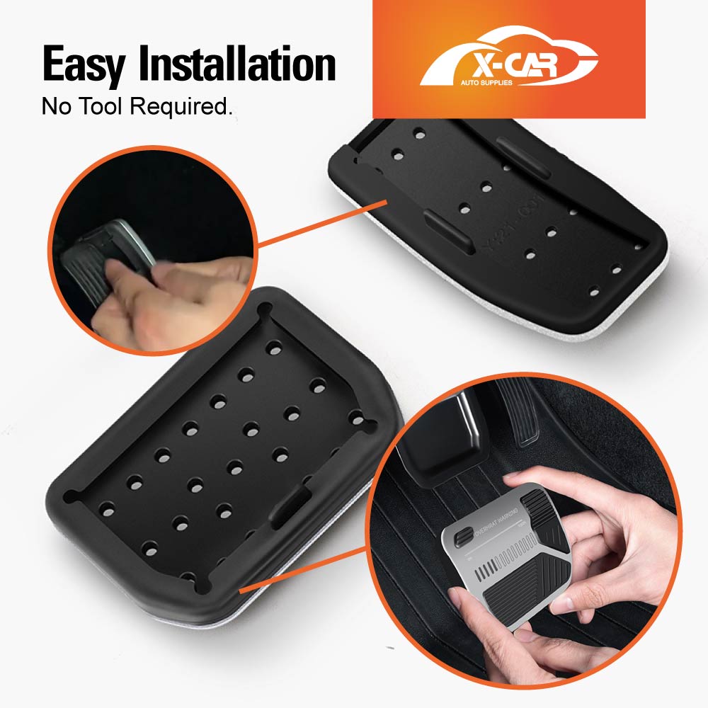 Tesla Model 3 Highland Performance Foot Pedals Pads Cover Aluminum Anti-Slip Accelerator Brake Accessories 2023-2025